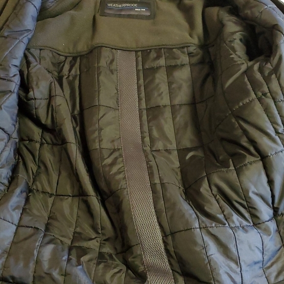 Weatherproof Double Lined Zip Fleece Pockets Collared Adjust Sleeves Sz M Jacket - Picture 11 of 14